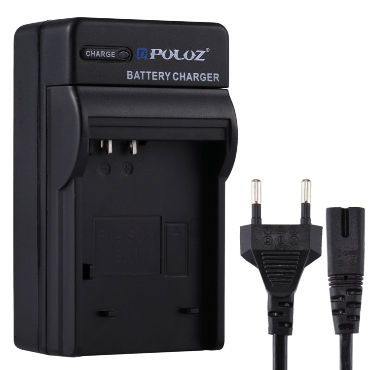 PULUZ EU Plug Charger for Canon NB-6L Battery with Cable