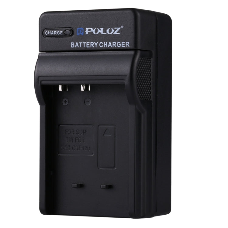 PULUZ EU Plug Charger for Casio CNP120 Battery
