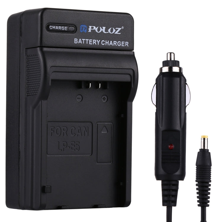 PULUZ Canon LP-E5 Battery Car Charger for Digital Camera