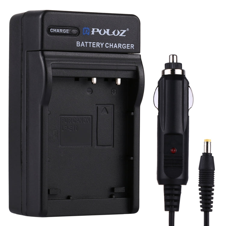 PULUZ Compact Digital Camera Battery Car Charger for Canon LP-E12 Battery