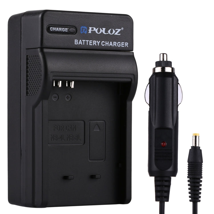 PULUZ Car Charger for Canon NB-4L / NB-8L Digital Camera Battery