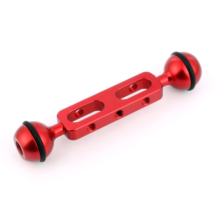 PULUZ 5.1 inch 13cm Underwater Photography Aluminum Arm with Dual Balls