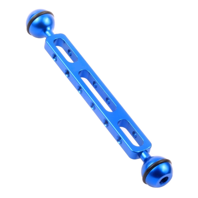 PULUZ 7.87 inch 20cm Aluminum Alloy Dual Balls Arm for Underwater Torch / Video Light