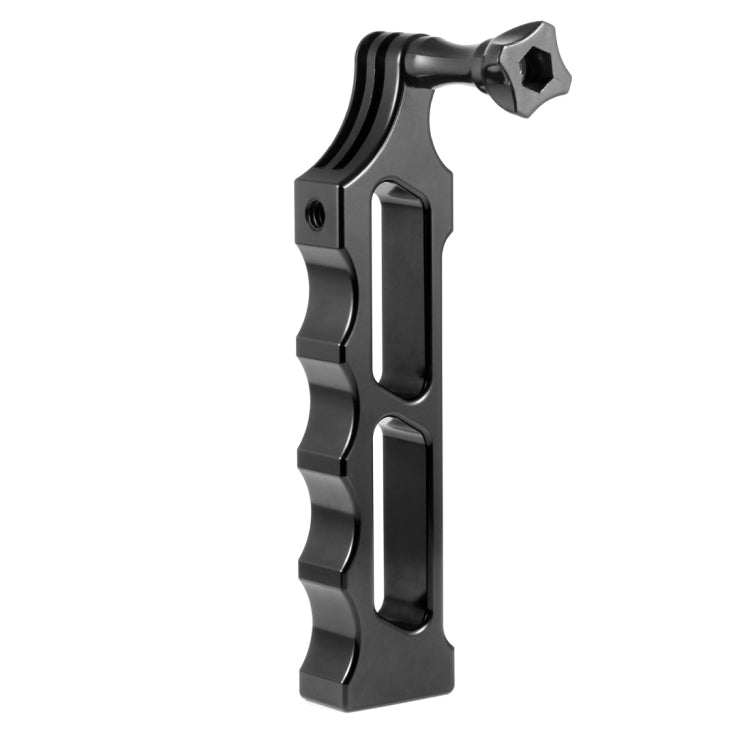 PULUZ Aluminum Alloy Handheld Grip for Action Cameras (Black)