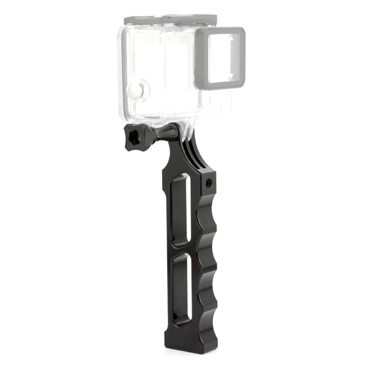 PULUZ Aluminum Alloy Handheld Grip for Action Cameras (Black)