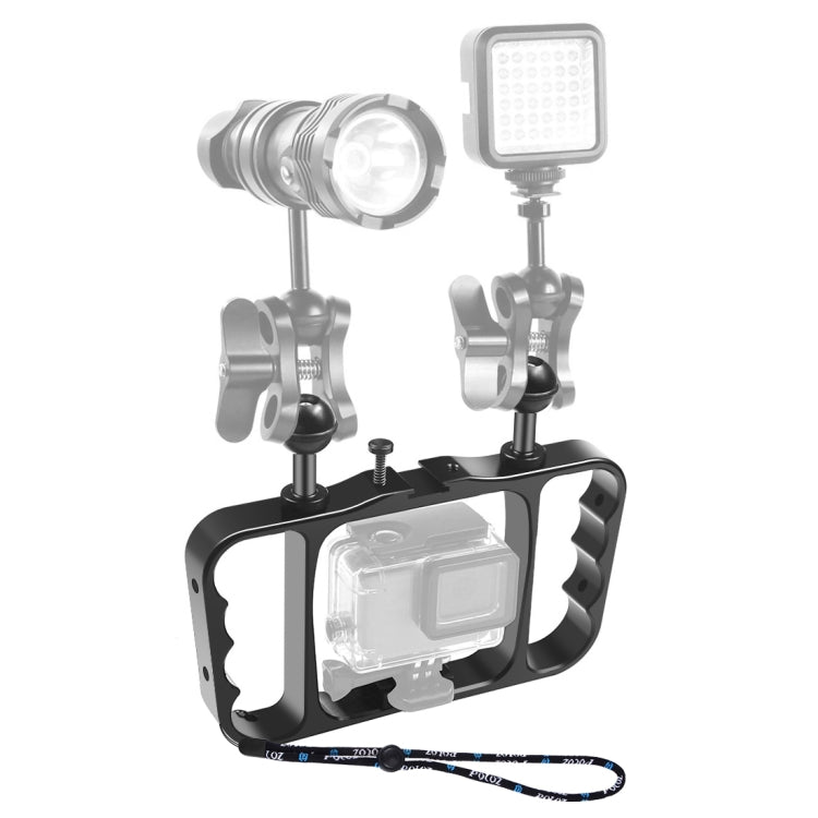Handheld Diving Light Arm with Lanyard for Action Cameras