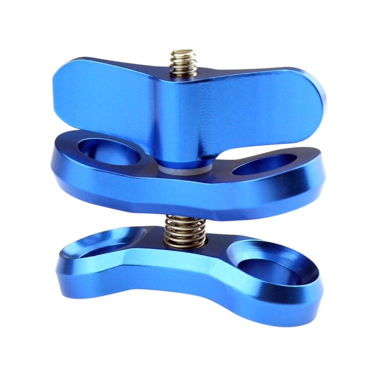 PULUZ Ball Clamp Close Hole Diving Camera Bracket - Blue