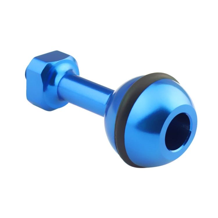 PULUZ 1/4 inch Screw Aluminum Ball Adapter Mount for Action Cameras - Blue