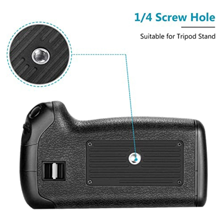 Vertical Camera Battery Grip for Canon EOS 6D Mark II with Comfort and Stability