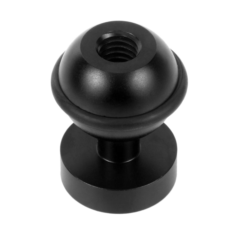 PULUZ CNC Aluminum Ball Head Adapter Mount for Action Cameras (Black, 2.5cm Diameter)