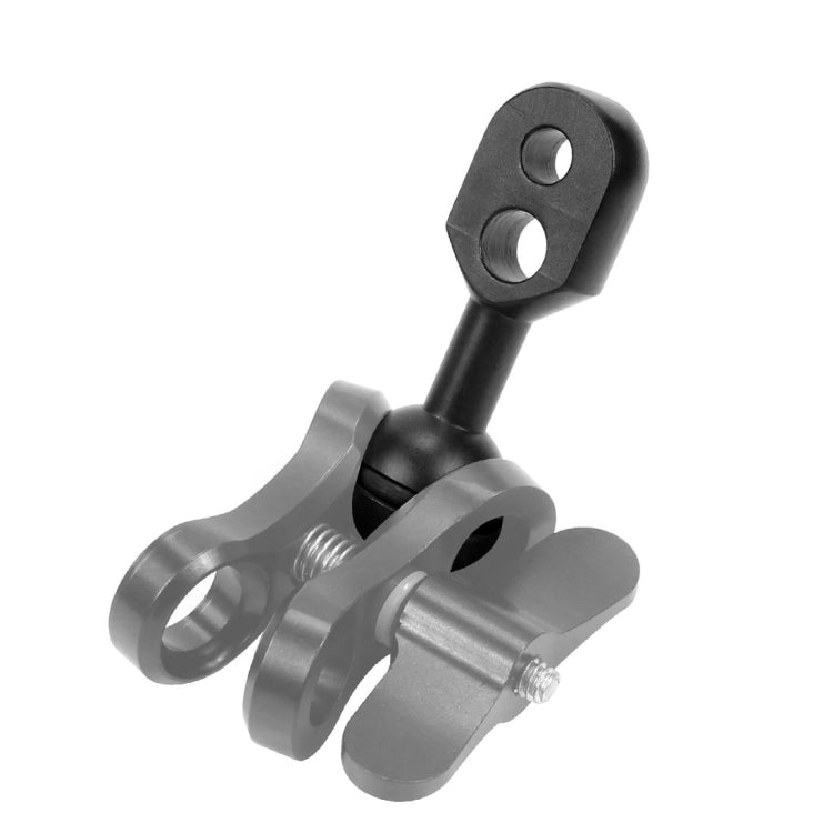 PULUZ Light Diving Aluminum Clamp Ball Head Mount for YS Head Adapter