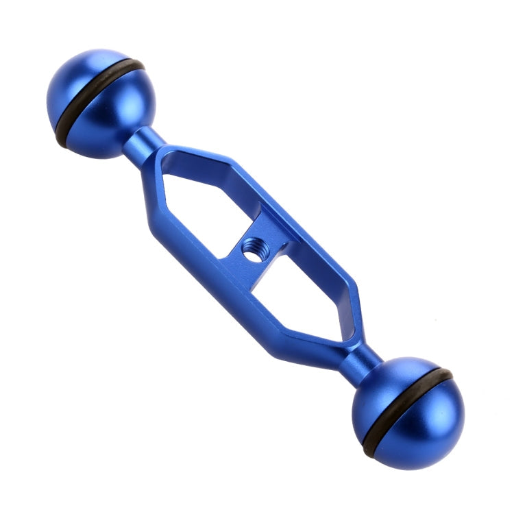 PULUZ 5.0 inch 12.6cm Aluminum Alloy Dual Balls Arm with 25mm Ball Diameter (Blue)