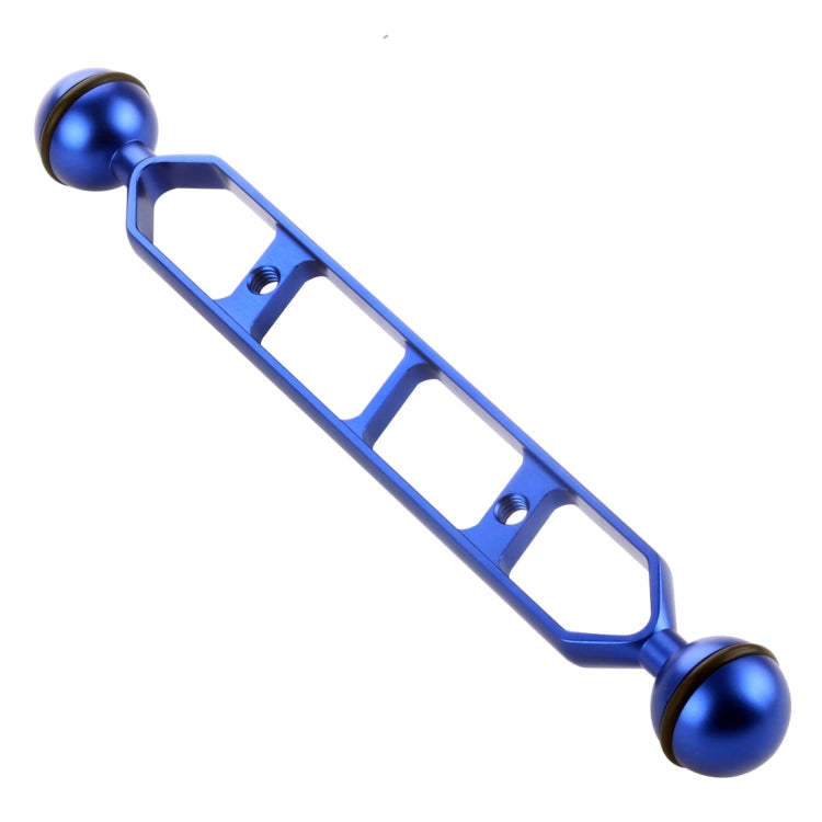 PULUZ 9.0 inch 22.8cm Aluminum Alloy Dual Balls Arm - Blue