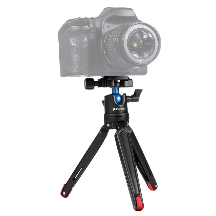 PULUZ Pocket Mini Metal Desktop Tripod with 360 Degree Ball Head