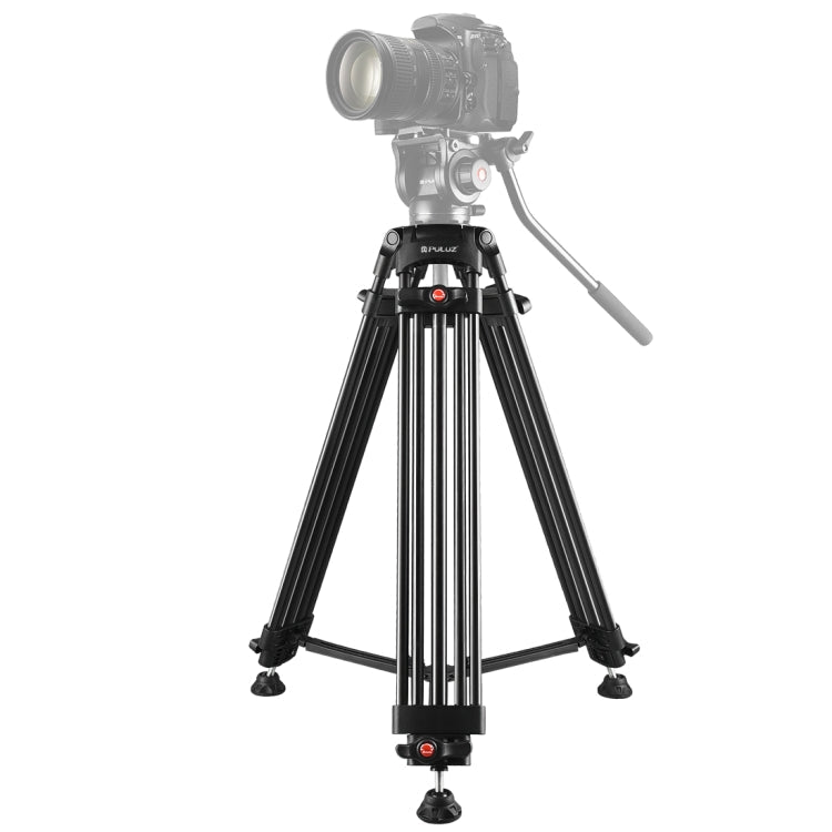 PULUZ Professional Heavy Duty Aluminum Alloy Camcorder Tripod