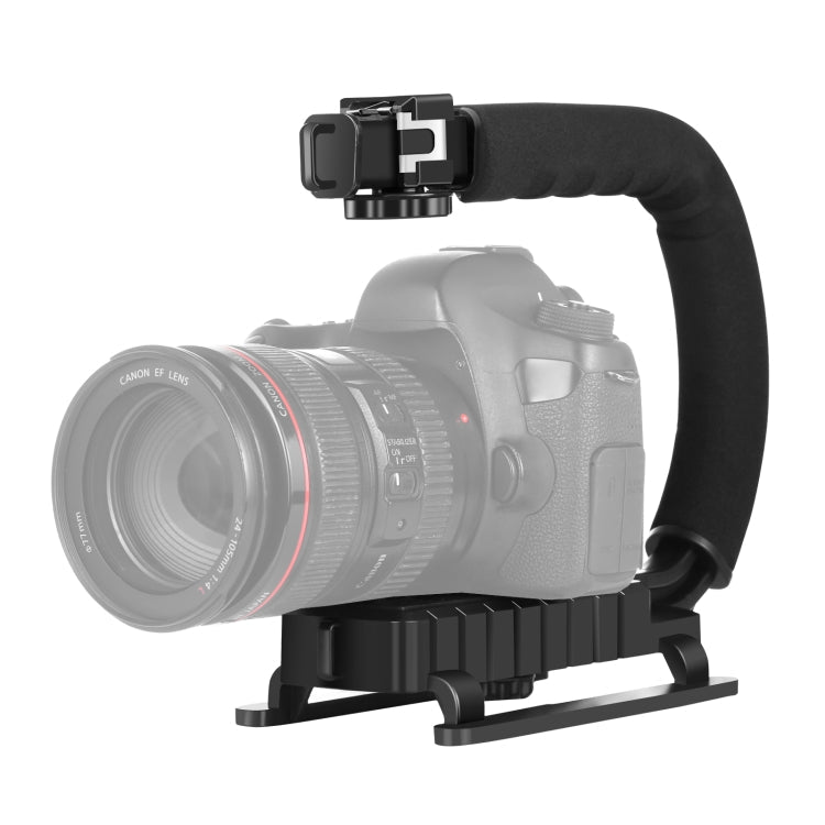 PULUZ U/C Shape Portable Handheld DV Bracket Stabilizer for DSLR and Camcorders