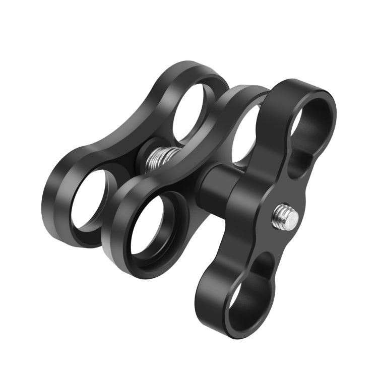 PULUZ Dual Aluminum Alloy Clamp: Durable Underwater Arm System Accessory