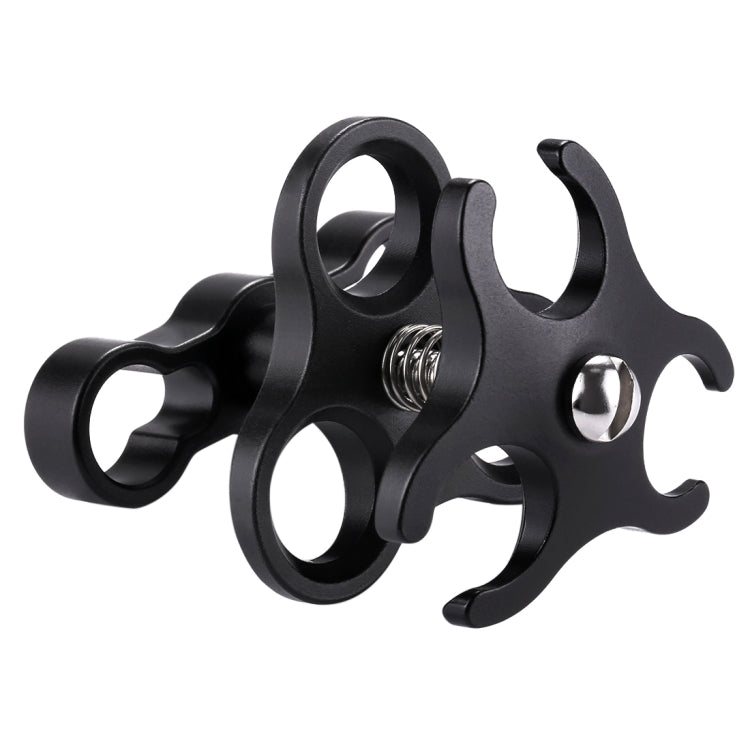 PULUZ Triple Ball Clamp Diving Camera Bracket for Underwater Photography