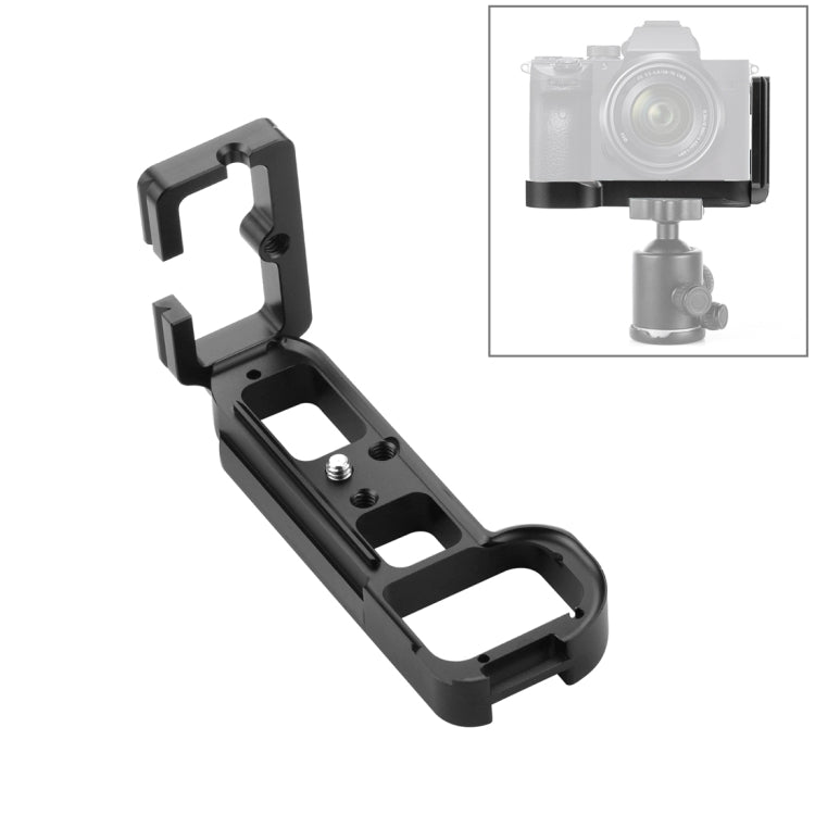 PULUZ Vertical Shoot Quick Release L Plate Bracket for Sony A7R / A7 / A7S (Black)
