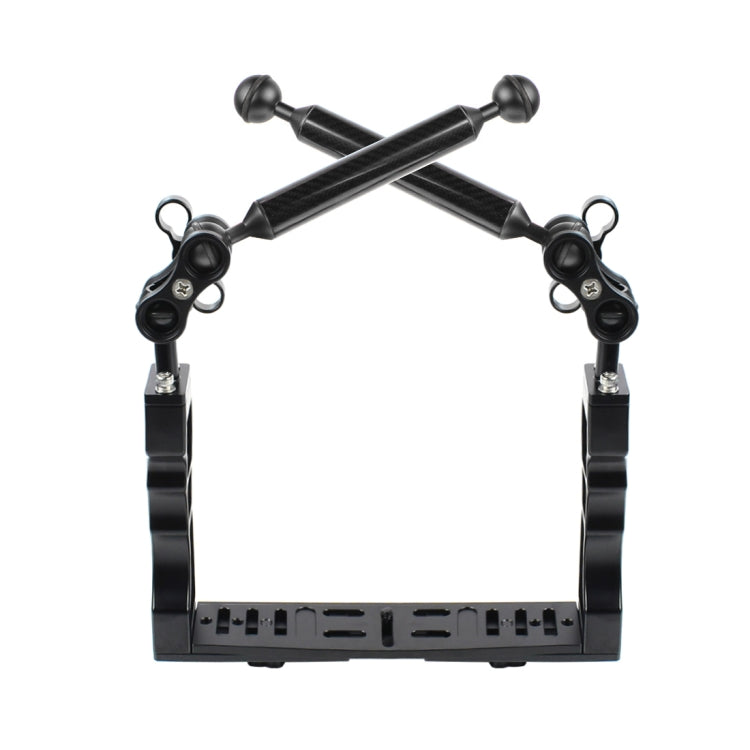PULUZ Underwater Camera Stabilizer Kit with Dual Handles and Floating Arms