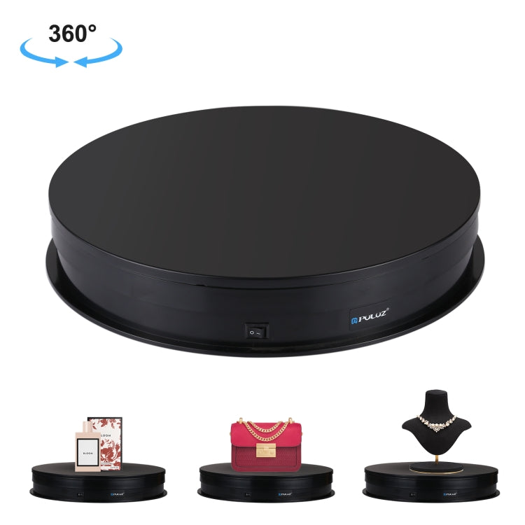 Electric Rotating Display Stand for Photography and Product Showcase (Black, 5-10kg Load Capacity)