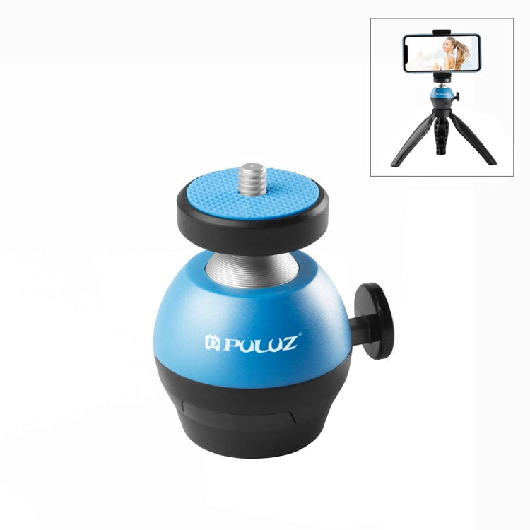 Professional Mini Ball Head Tripod Adapter (Blue)