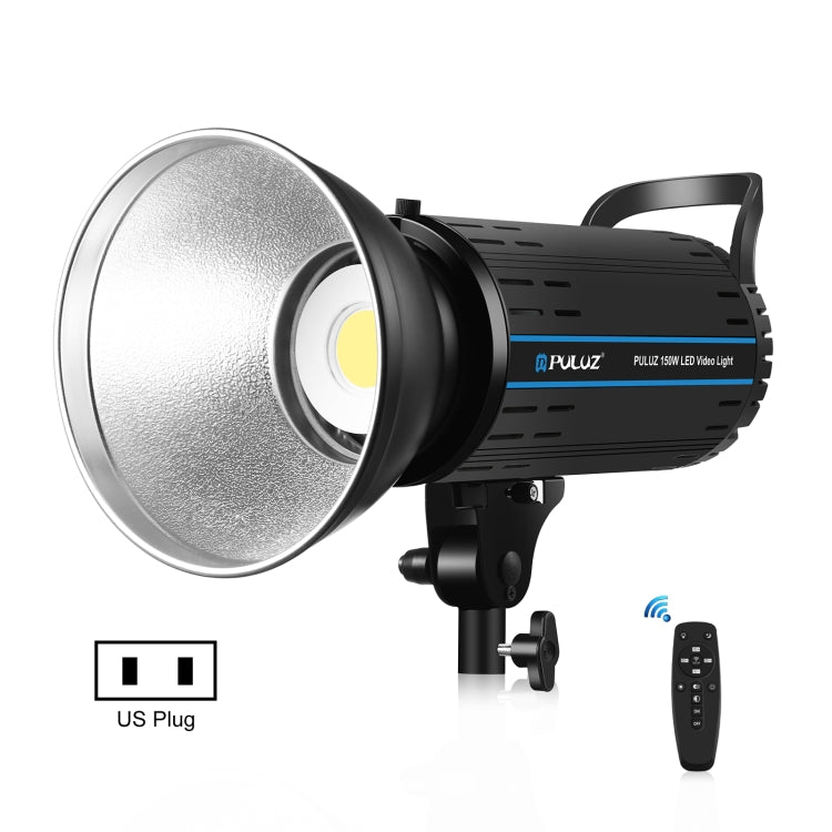 PULUZ 150W Studio Video Light with Remote Control and Built-in Heat Dissipation System (US Plug)