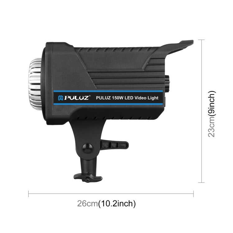PULUZ 220V 150W Studio Video Light with Dual Color Temperature and Remote Control