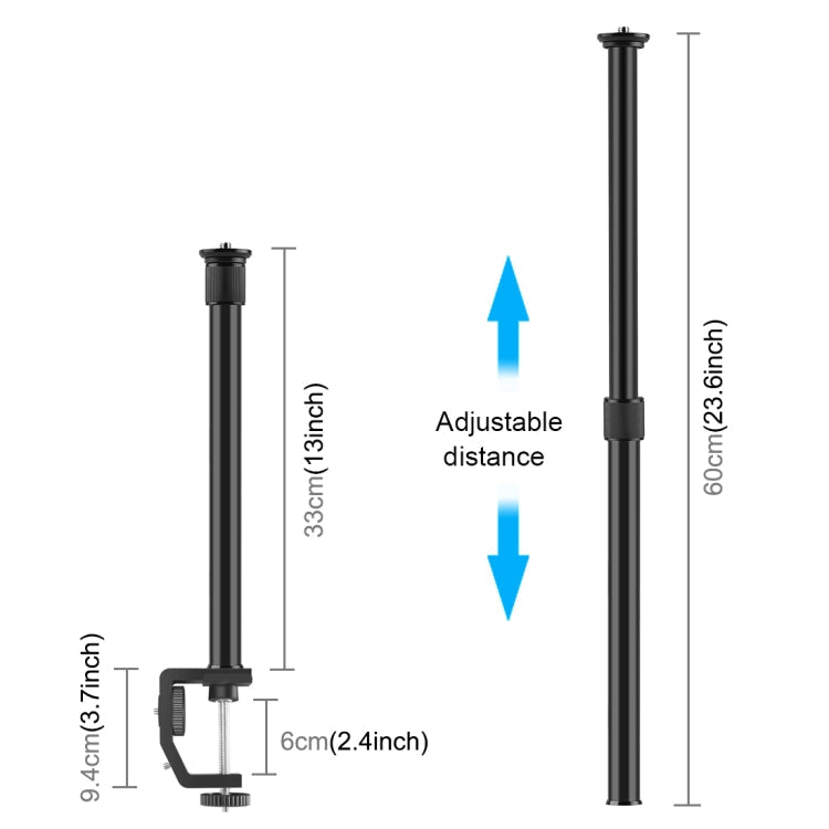 PULUZ Desktop Clamp Mount for Photography and Videography