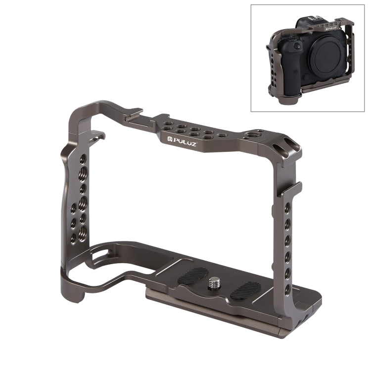 PULUZ Video Camera Cage Stabilizer without Handle for Canon EOS R5 / EOS R6 (Bronze)