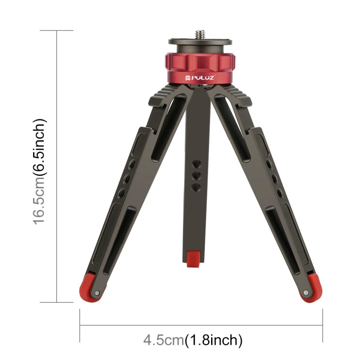 PULUZ Desktop Vlogging Live Tripod Holder with Cold Shoe Bases for DSLR & Digital Cameras