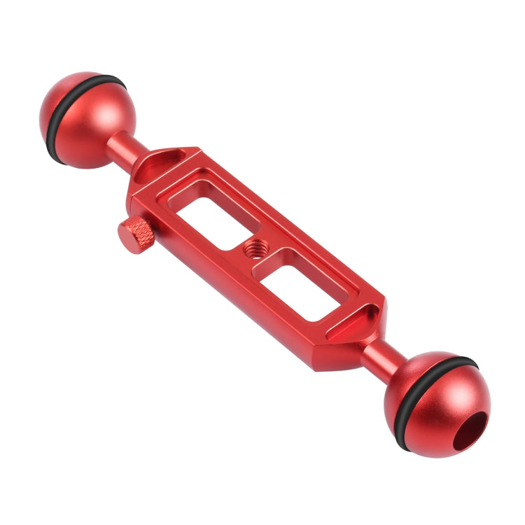 Adjustable 7.9 inch Aluminum Alloy Dual Balls Arm for Diving