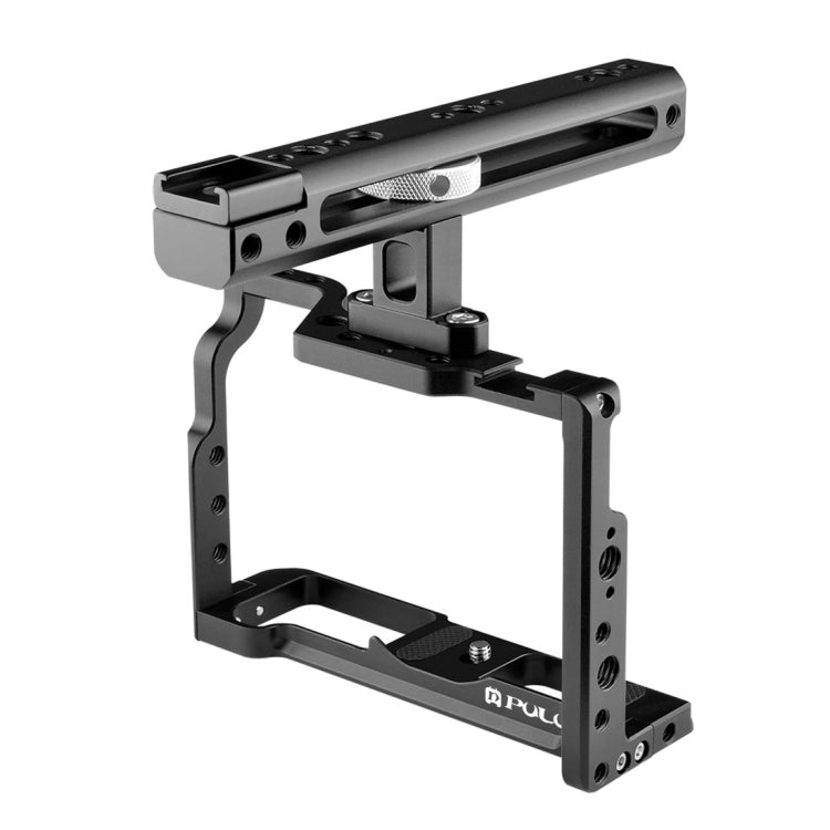 PULUZ Video Camera Cage Filmmaking Rig with Handle for FUJIFILM XT2 / XT3 (Black)