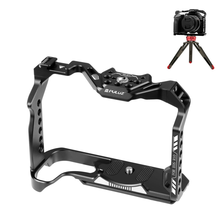 PULUZ Metal Camera Cage Stabilizer Rig for Canon EOS R10 (Black)