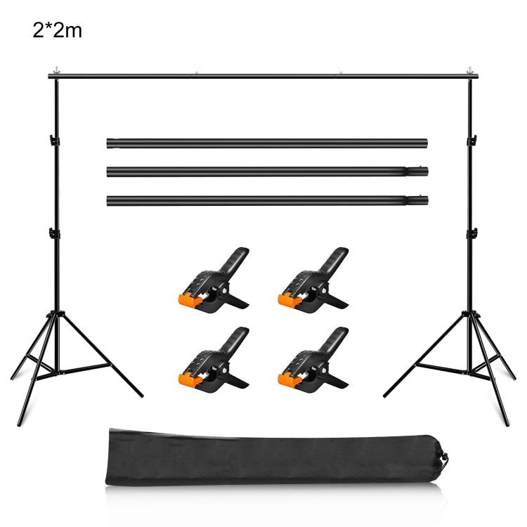 PULUZ Professional Photo Studio Background Support Stand Set (Black)