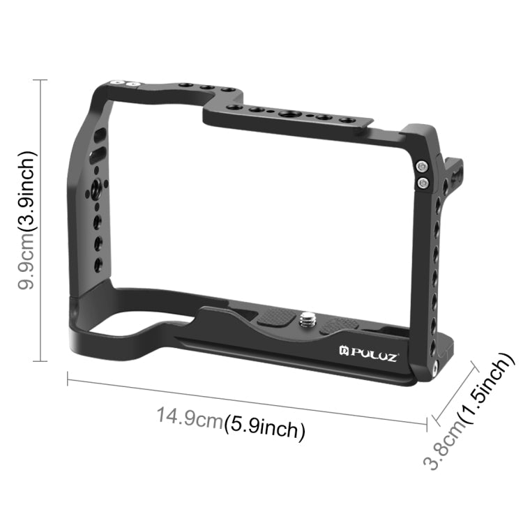 PULUZ Metal Camera Cage Stabilizer Rig for Canon EOS-RP (Black)