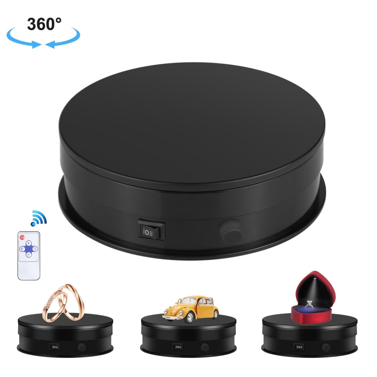PULUZ 15cm Adjustable Rotating Display Stand with Quiet Operation and Load Capacity of 3kg (Black)