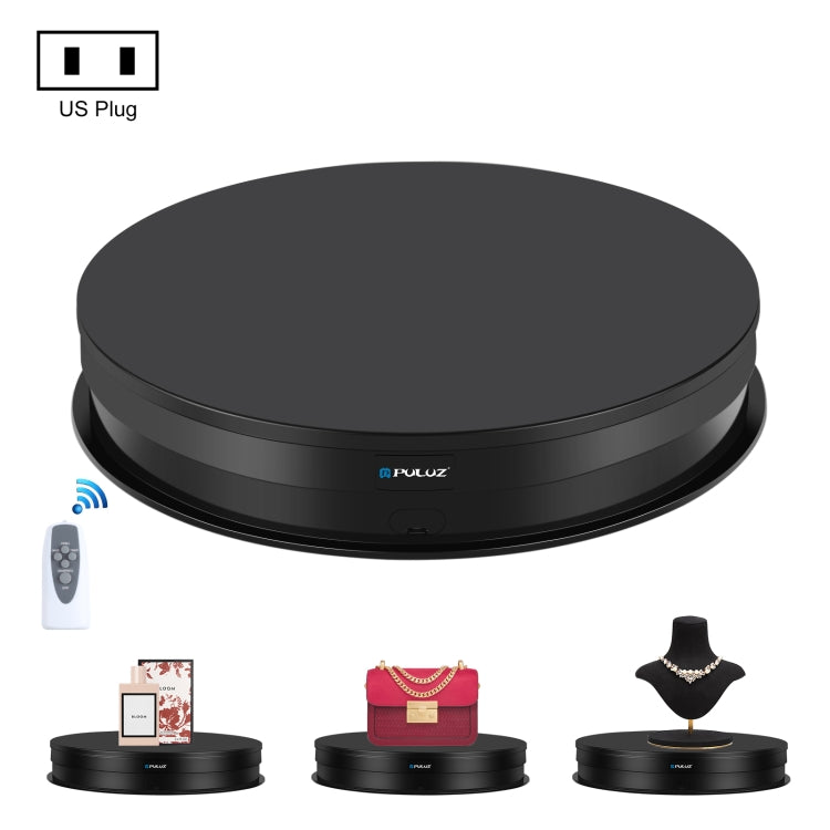 PULUZ 30cm Quiet Rotating Turntable Display Stand with Switch Control
