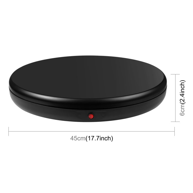 PULUZ 45cm Remote Control Rotating Display Stand - Black (UK Plug)