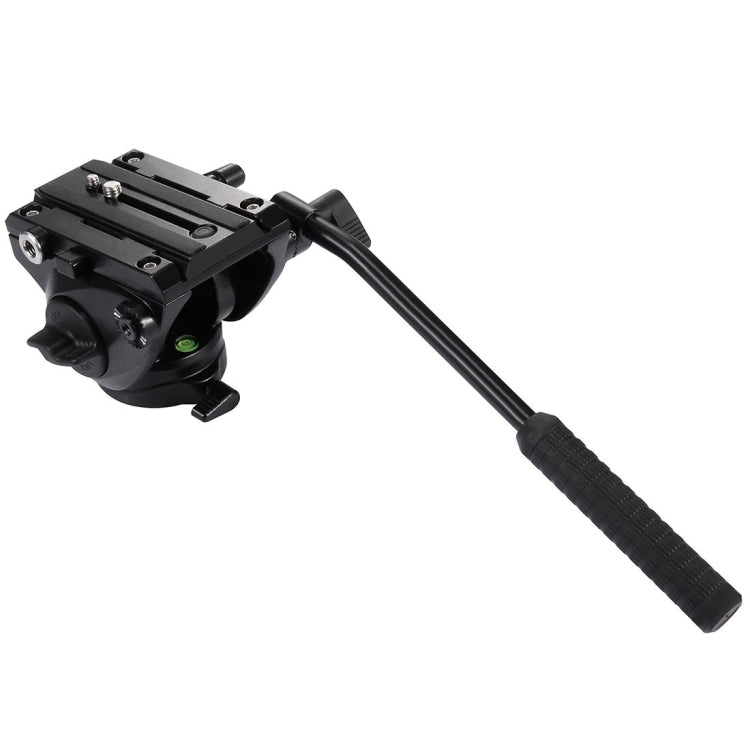 PULUZ Heavy Duty Video Camera Tripod with Fluid Drag Head for DSLR & SLR Cameras, Large Size (Black)