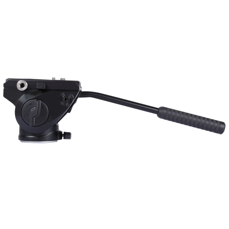 PULUZ Heavy Duty Video Camera Tripod with Fluid Drag Head for DSLR & SLR Cameras, Large Size (Black)