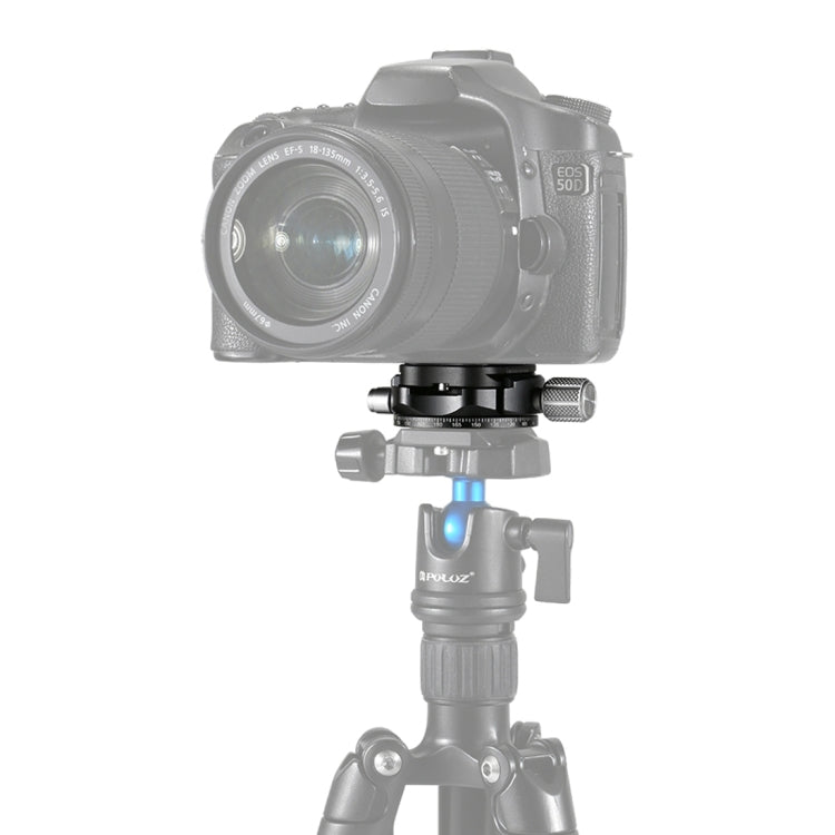 PULUZ Aluminum Alloy Quick Release Plate for Panoramic Head in Grey