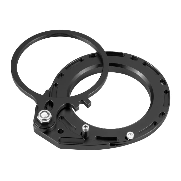 PULUZ Aluminum Alloy 67mm to 67mm Swing Wet-Lens Diopter Adapter Mount for Underwater DSLR Diving Housing (Black)
