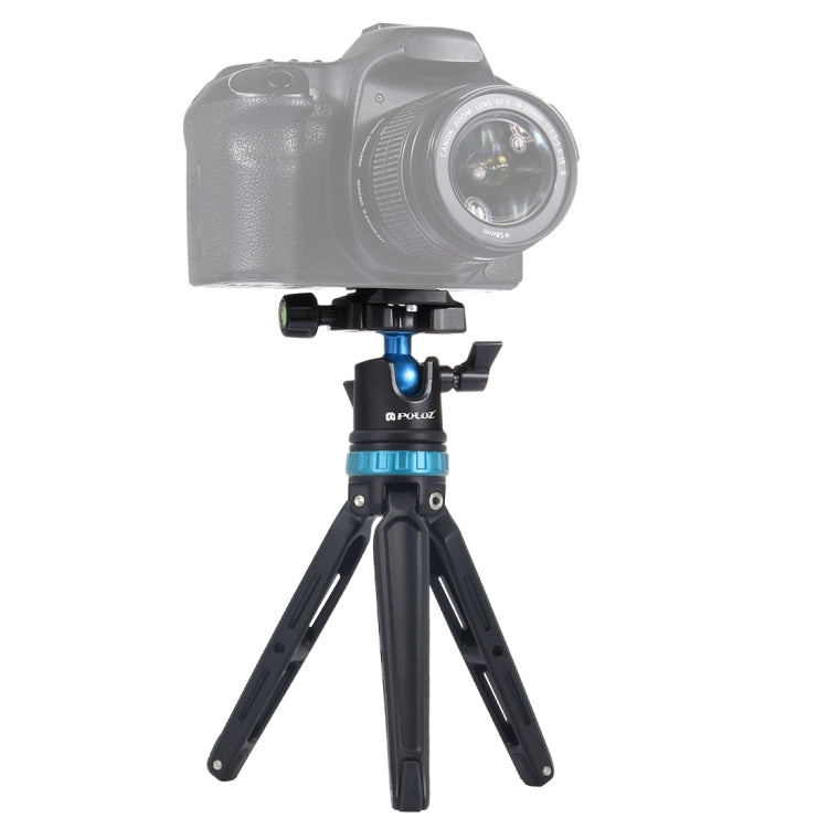 PULUZ Pocket Mini Adjustable Metal Desktop Tripod Mount with 360 Degree Ball Head
