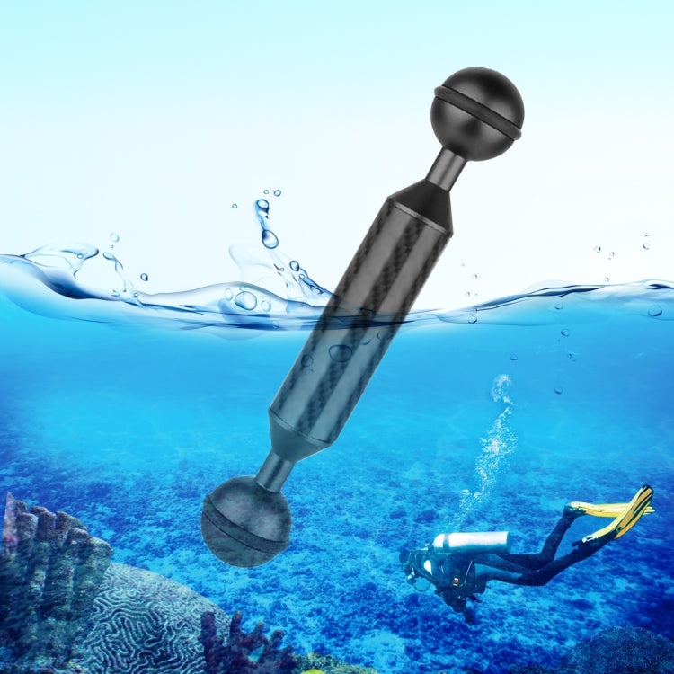 PULUZ 5 inch Carbon Fiber Floating Arm for Underwater Photography (Black)