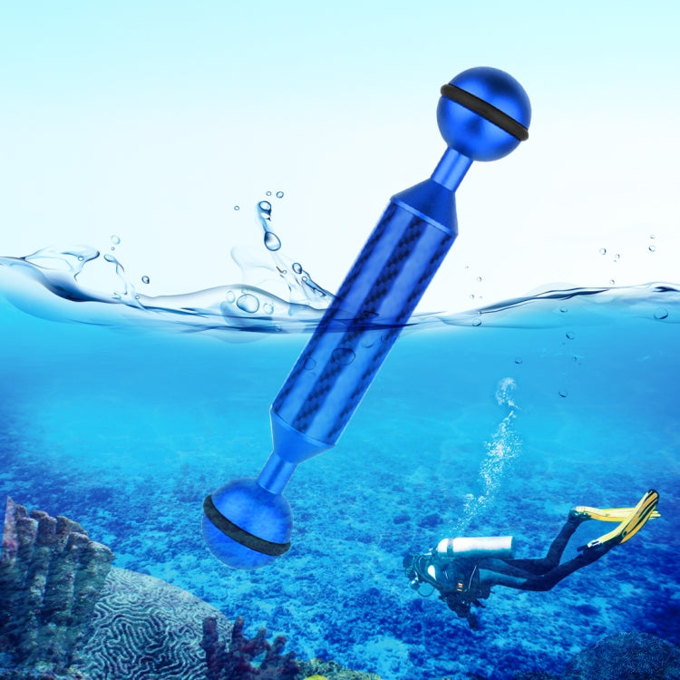 PULUZ 5 inch Carbon Fiber Floating Arm for Underwater Photography (Blue)