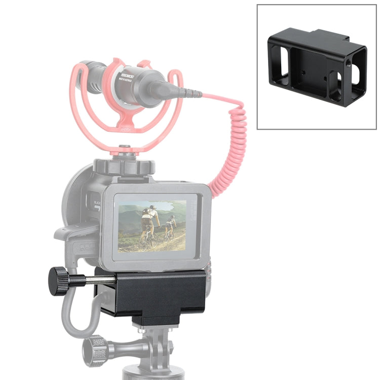 Aluminum Alloy Protective Case for GoPro HERO8 Black /7 /6 /5 with Microphone Adapter Slot