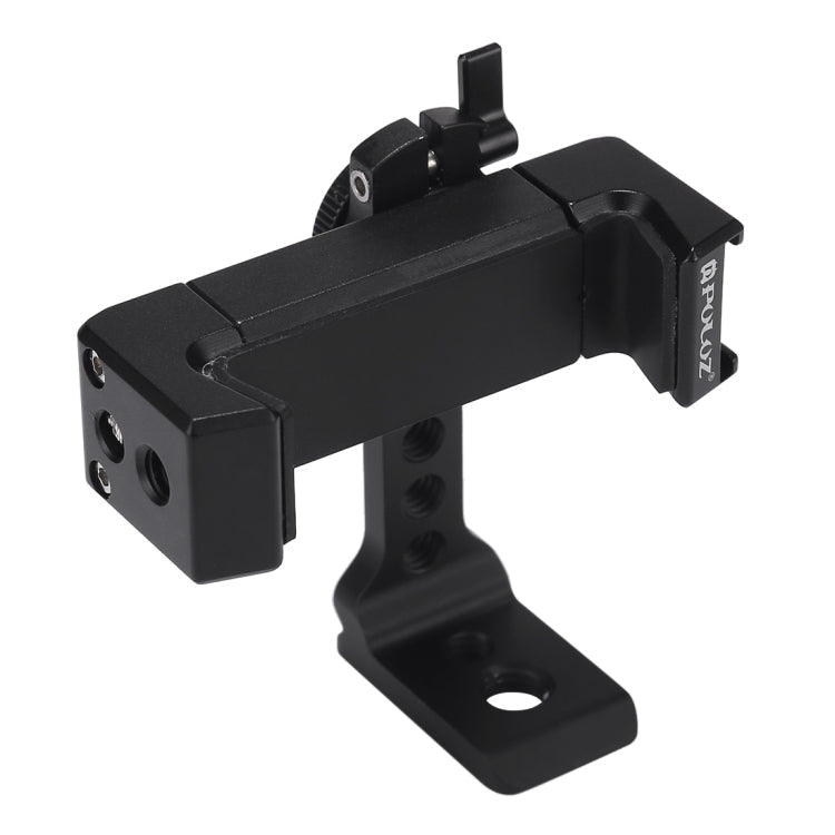 PULUZ 360° Rotating Universal Phone Clamp Holder Bracket for Enhanced Photography and Videography