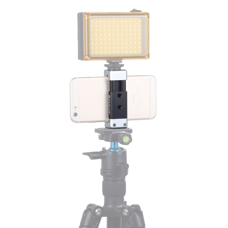 Aluminum Alloy Smartphone Clamp Holder with Cold Shoe Mount