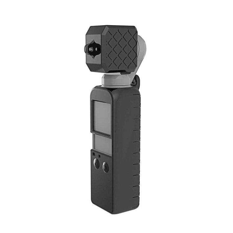 PULUZ 2 in 1 Diamond Texture Silicone Cover Case Set for DJI OSMO Pocket (Black) - Protect and Preserve Your DJI OSMO Pocket